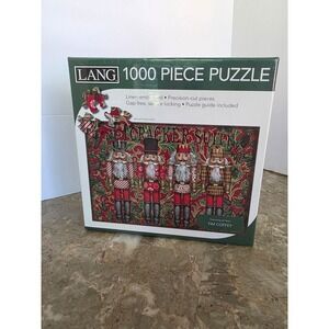 LANG Nutcracker Suite 1000 Piece Jigsaw Puzzle Linen Embossed New Sealed 2021‎